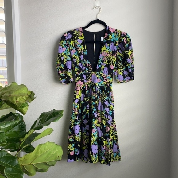 LES RÊVERIES | Gigi Belted Floral-print Si… - Picture 10 of 14
